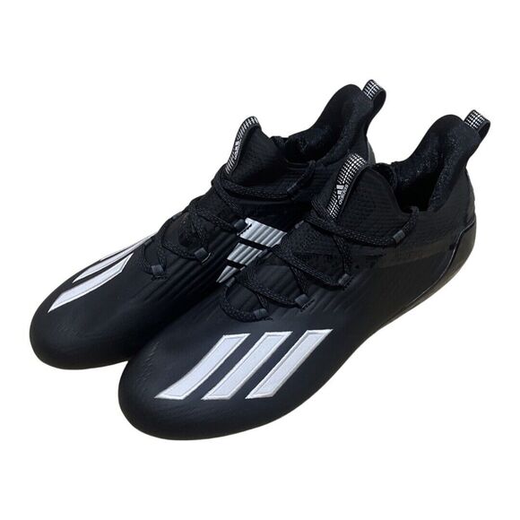 Adidas adizero 8.0 football cleats Black White FX1248 MENS SIZE 14 - Picture 4 of 6